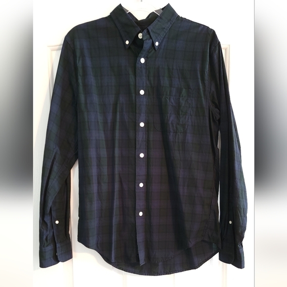Abercrombie & Fitch Other - Abercrombie and Fitch green & blue plaid button down size large
